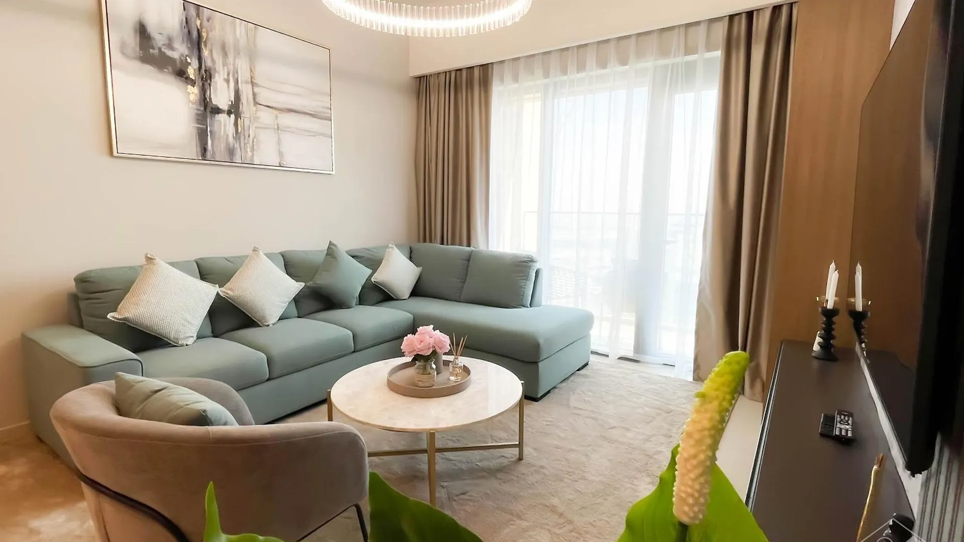 דובאי Burj Royale Luxury 1B Balcony & City View Downtown דירה